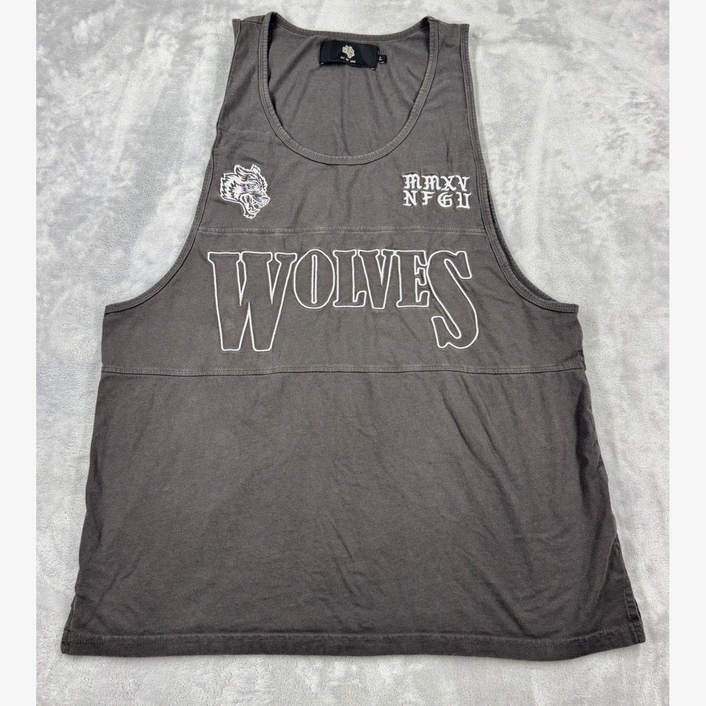 DARC SPORT Wolves Tank Top Mens L  Gray MMXV NFGU Limited Edition 347/1000